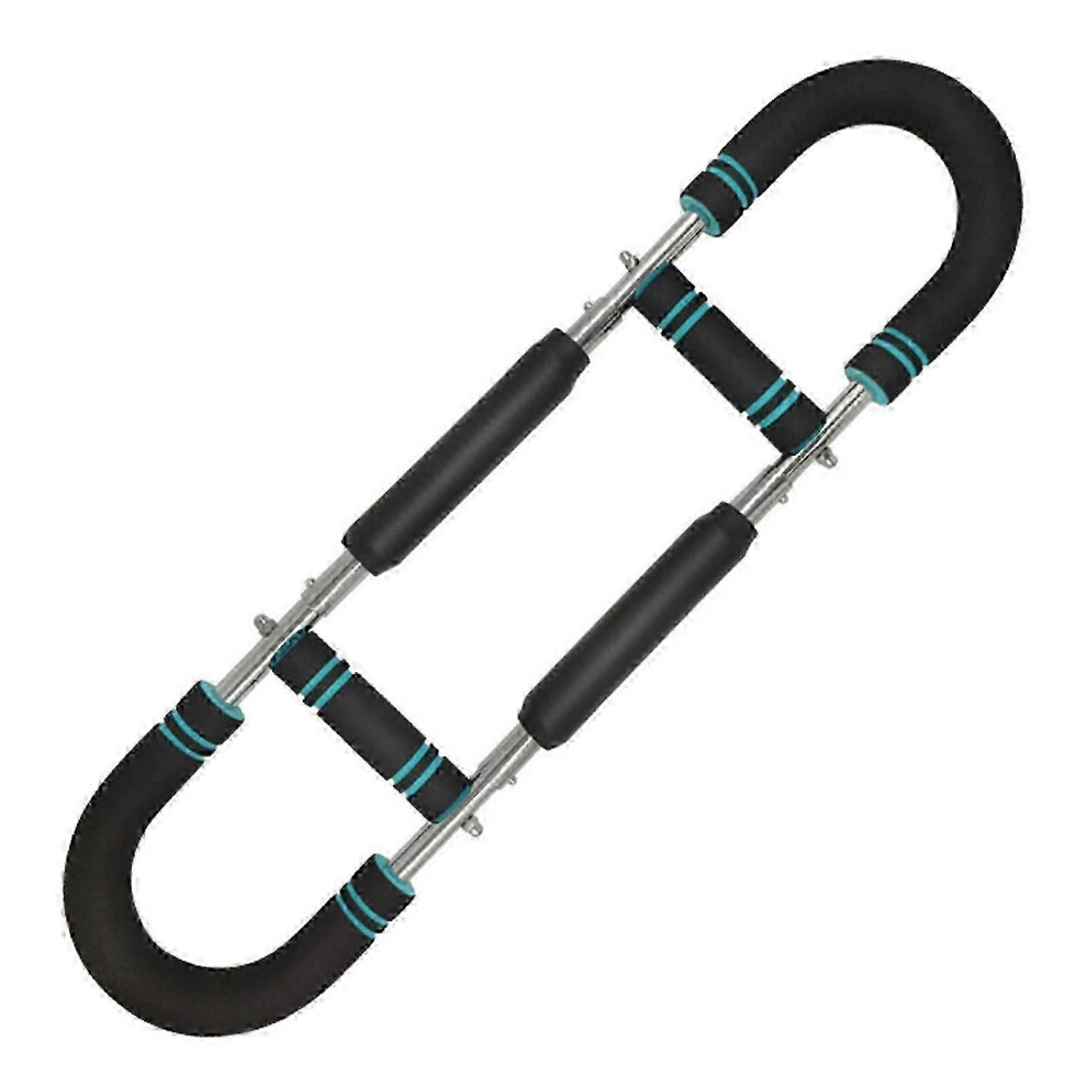 Kikidex (As Show, 30Kg) U Shape Twister-Arm Exerciser Home Chest Workout Equipment For Home Gym Blue
