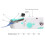 Multipurpose Cordless Handheld Sewing Machine for Beginners Kids Adults Blue 9