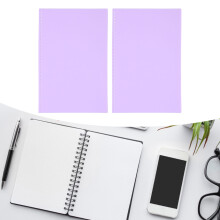 Sheet Protectors A4 20 Pack Taro Purple PP Plastic 30 Holes for Presentation