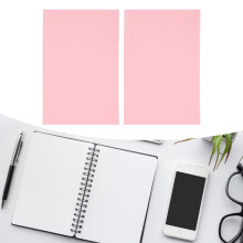 20Pcs A4 Pink Matte Sheet Protectors with 30 Holes PP Plastic Binding Covers