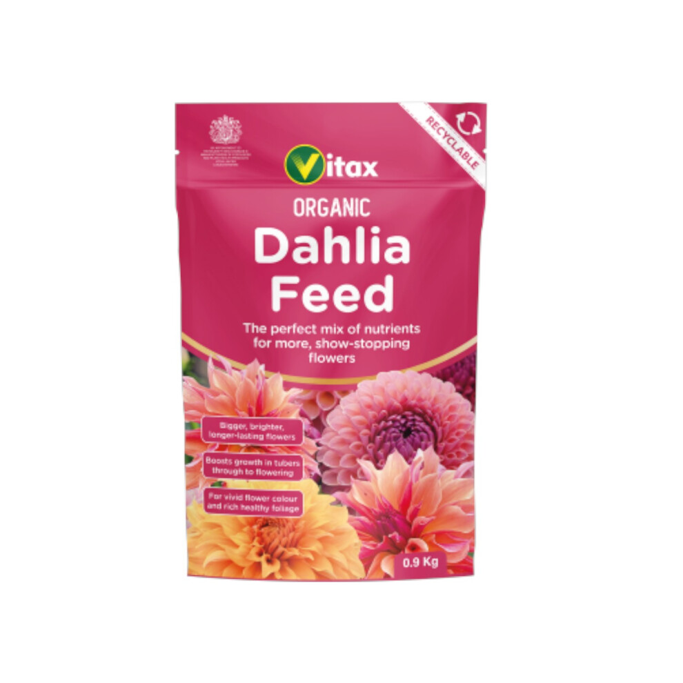 Vitax Organic Dahlia Feed For Vibrant Blooms 0.9Kg