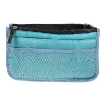 Raindrops Bag For Travel Toiletry Bag Sky-Blue Nylon 1pcs