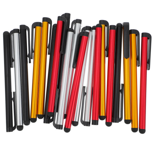 20Pcs Universal Capacitive Stylus Pen Set Aluminum Rubber Touch Screen