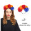 Floral Headband Yellow 1pack 9.1x7.7in 4