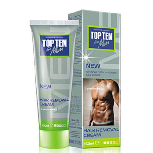 HEREN HAARVERWIJDERING CRÈME "TOP TEN" 150ml ONTHARING