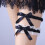 1 Set Bowknot Spetsstrumpband Lårband Bröllopsaccessoar ( , ) 7