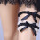1 Set Bowknot Spetsstrumpband Lårband Bröllopsaccessoar ( , ) 8