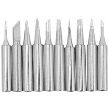 10pcs Iron Plated Welding Tip For Soldering .5c Shape Silver