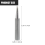 10pcs Iron Plated Welding Tip For Soldering .5c Shape Silver 3