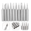 10pcs Iron Plated Welding Tip For Soldering .5c Shape Silver 4
