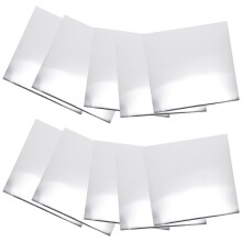 25Pcs Mirror Tiles Acrylic Self Adhesive Wall Sticker Frameless