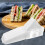 100Pcs Transparent Förpackningslåda Triangulär Sandwichpåse 7