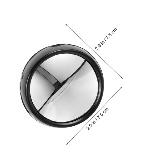 2St Kontorsvisuellt Förstoringsglas Datorspeglar För 2