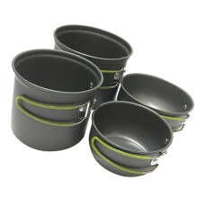 1 Set Van 4 Aluminiumlegering Kookgerei Voor Buiten