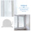 Roller Blinds Shutter ABS Wit Blindenspanner Voor Huis 7