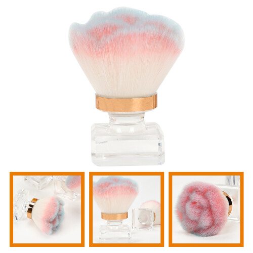 Powderborste, Resefoundationborste, Portabel Blushborste, Makeupborste 1