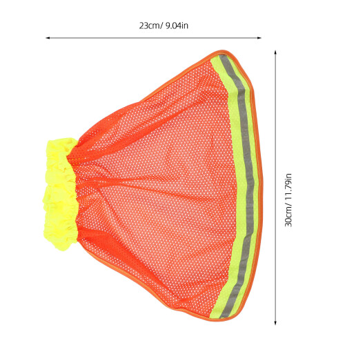 Mesh Solskyddshjälmhölje Med Reflekterande Strimmor Hattöverdrag 2