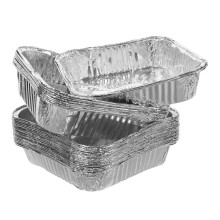 30Pcs Engångs Aluminiumbakplåtar Kvadratiska