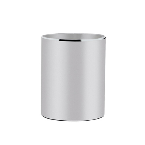 Silver Pencil Holder Scratch-Resistant Pen Container for School 2