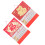 2 Decoratieve Chinese Papieren Kalenderlabel 4