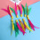 10Pcs Hög Elastisk -Hår Färgglada Cricketbollar Paddelbadminton 6