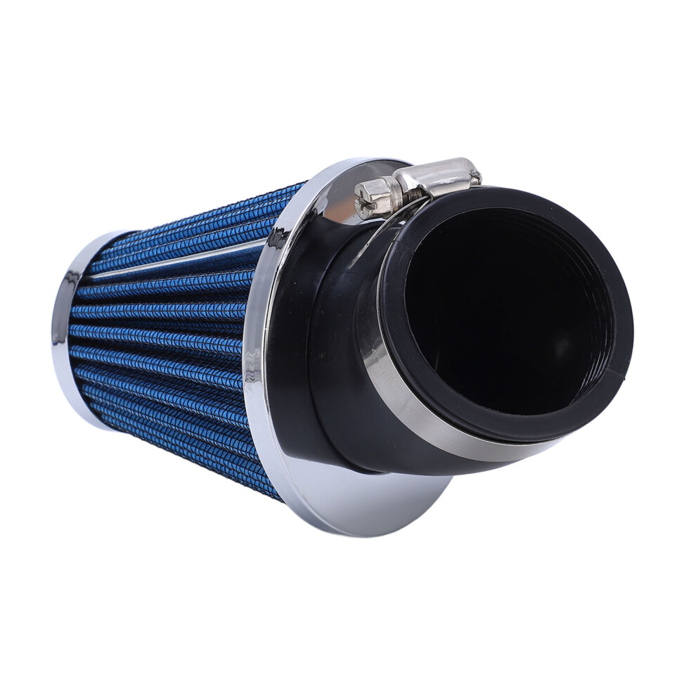 48Mm Air Filter Cone Bending For Motorcycle Atv Pit Bike Blue 8771356723340