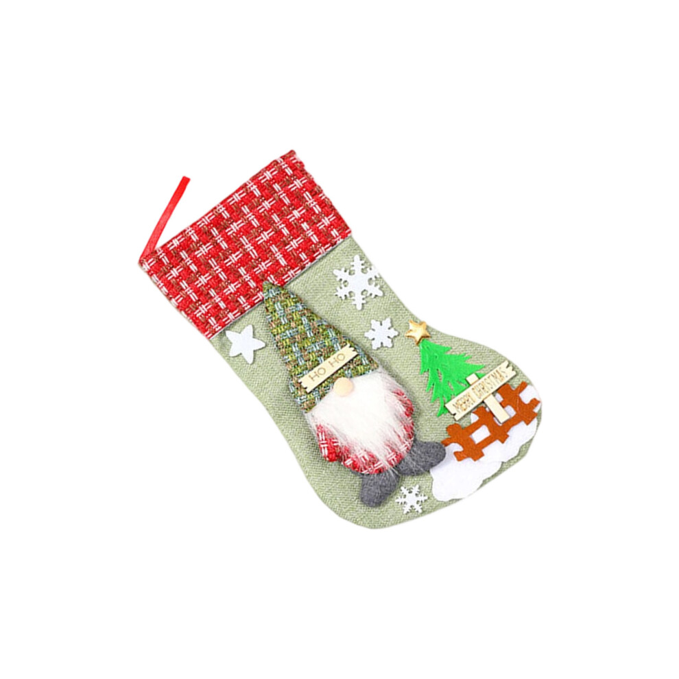 Green Christmas Stockings Christmas Tree Ornament Lovely