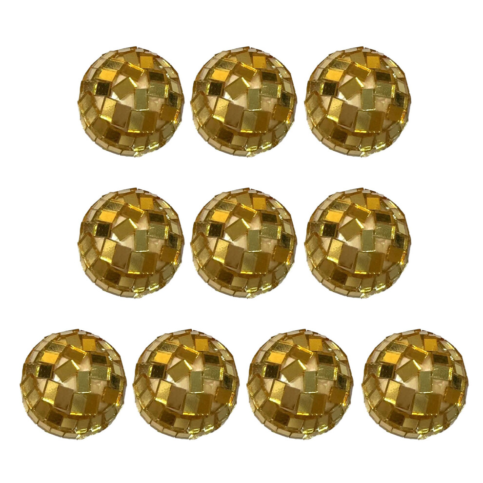 Festival Christmas Ball Ornament Portable Foam Mirror-Gold 4cm-image-OPC-PMJBRSS-NEW