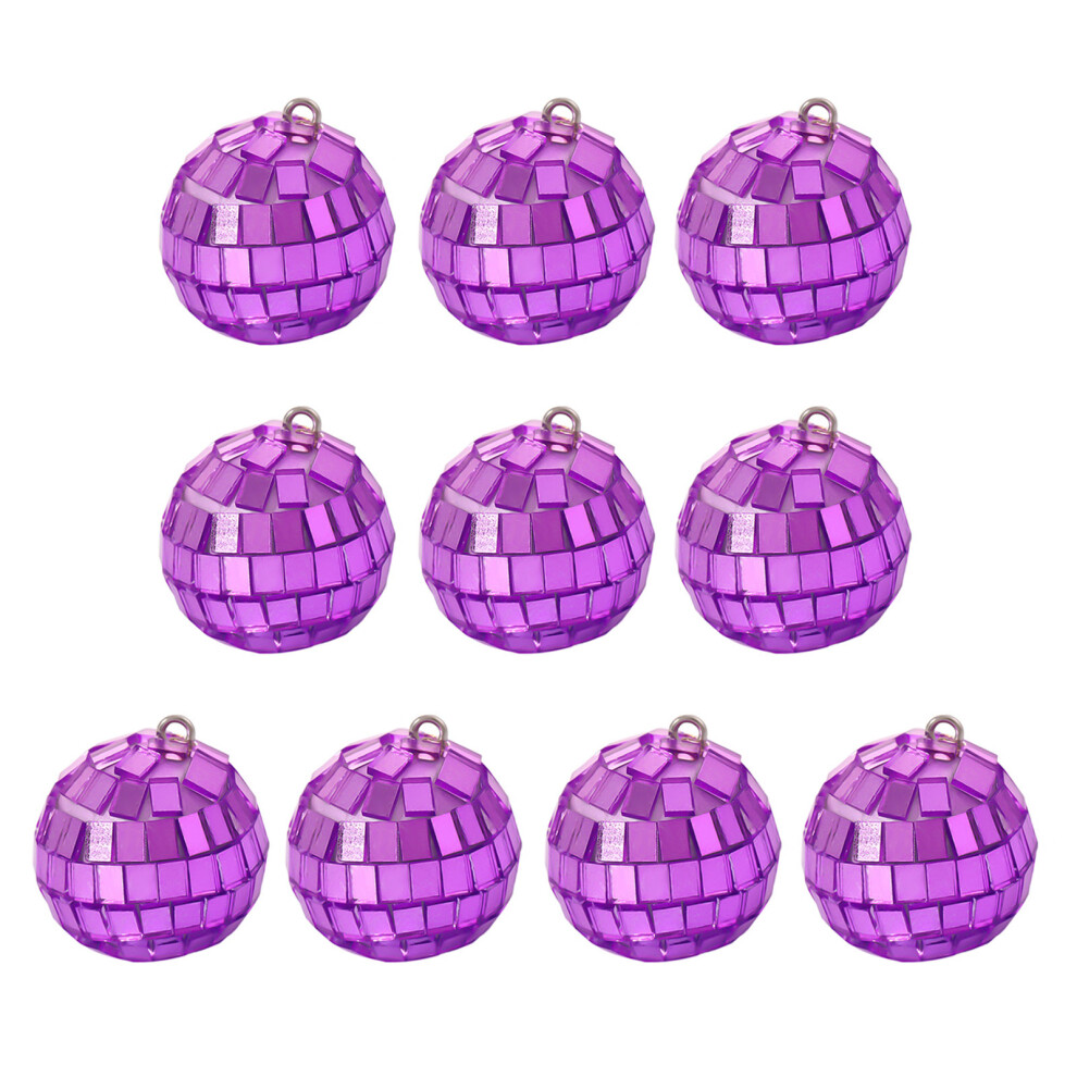 Reflective Sparkling Christmas Ball Foam Craft-Purple 4cm-image-OPC-PMJBRTS-NEW