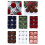 Luxurious Flocking Ornament Set 6pcs Christmas Tree-Fruit green 3