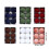 Luxurious Flocking Ornament Set 6pcs Christmas Tree-Fruit green 4