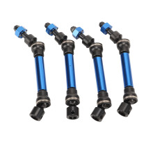 4Pcs RC Drive Shaft 123mm Rustproof Aluminum for 1/10 Car Dark Blue
