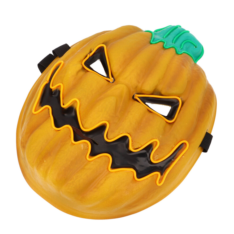Halloween Pumpkin LED Mask 3 Light Modes Lifelike Design for Adults Kids