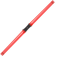 Längerer, dickerer roter Latex-Fisch-Katapults-Gummiband, 38 cm, 1,5 mm