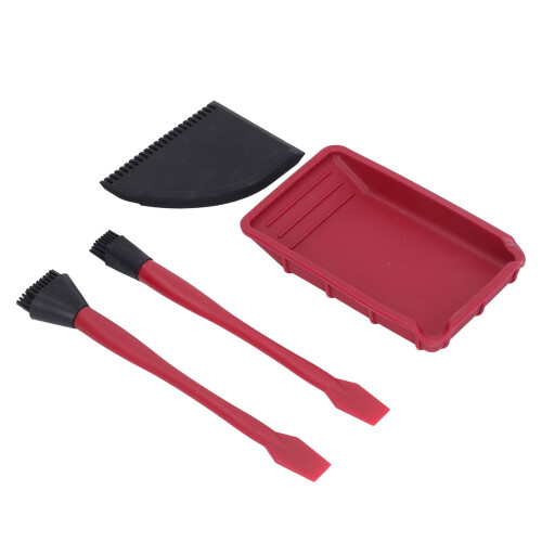 Komplettes Silikonkleber-Set, Holzkleber, Pinsel, 2