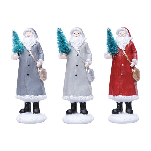 Christmas Figurine Figure Decorations Christmas-Light Grey 1