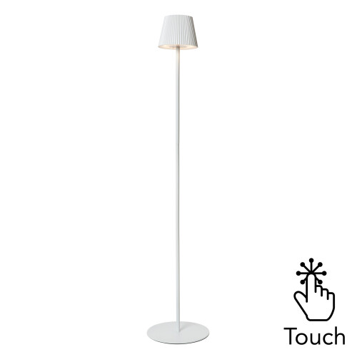 Litecraft Elowen Rechargeable Floor Lamp - White