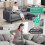 Alivio Modern L-Shaped Sectional Sofa with Movable Chaise (Grey) 8
