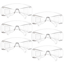6 Par Skyddsglasögon Ventilerade Klara