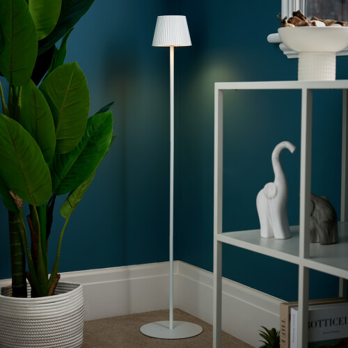 Litecraft Elowen Rechargeable Floor Lamp - White 1