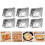 10Pcs Multipurpose Matlådor För Bbq Köksaccessoarer (Silver) 11