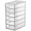 Organizer Desktop A Cassetti Trasparente Pet Per Ufficio E Casa 4
