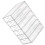 Organizer Desktop A Cassetti Trasparente Pet Per Ufficio E Casa 7