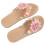 1 Par Vävda Hawaii- Blommönster Strandflip-Flops 1