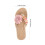 1 Par Vävda Hawaii- Blommönster Strandflip-Flops 3
