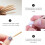 50 Stuks Nail Art Stokjes Cuticule Pusher 10