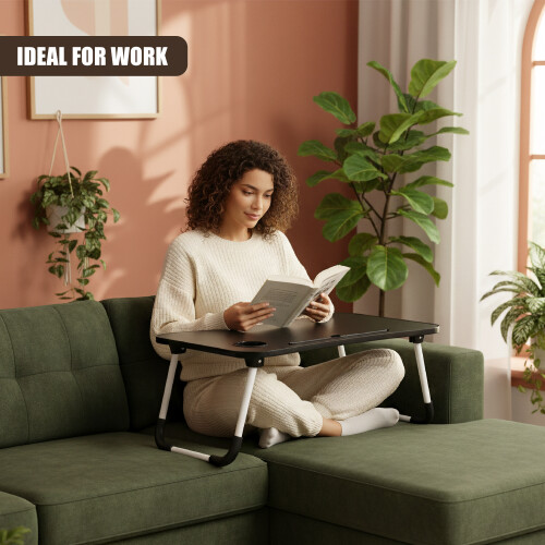 GEEZY Portable Lap Desk for Bed and Sofa Foldable Laptop Bed Table Stand 1