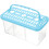 Transparent Sky-Blue Isolation Box For Fish Tank Accessories 11
