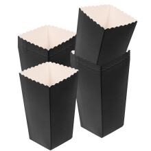 48Pcs Vikbara Popcornlådor Minipopperslådor Poppertårtslådor