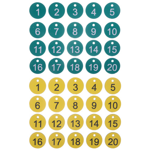 20Pcs Biodlingsklassificeringsskyltar Nummer För Bienik 2